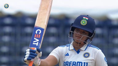 50 up in style courtesy lovely straight drive ft. Shafali Verma