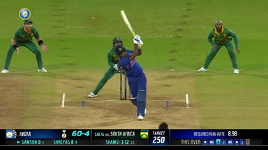 IND vs SA 2022, 1ST ODI: Sanju Samson  Six
