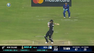IND vs  NZ 2023, 1ST ODI: Michael Bracewell  Six