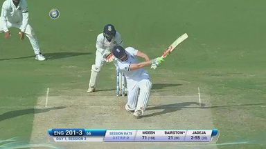 IND vs ENG 2016 - 5th Test day 1 : Jonny Bairstow Six