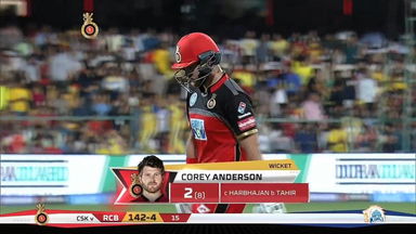 M24: RCB vs CSK – Corey Anderson Wicket