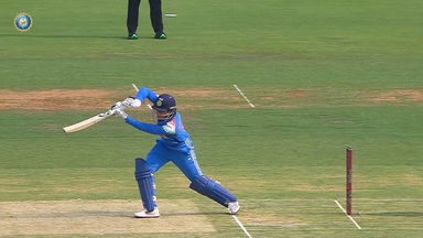 Delightful strokes: Smriti shows her range to set the platform