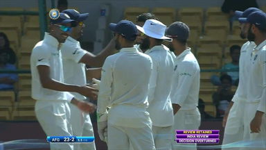 IND vs AFG 2018, 1st Test: AFG 2nd Innings Fall of Wickets
