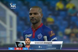 Q1: DC vs CSK – Shikhar Dhawan Wicket