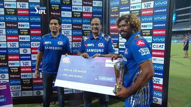 M31: MI vs RCB – Man of the Match – Lasith Malinga