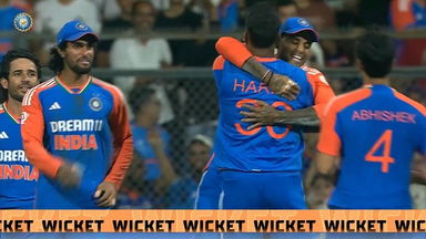 IND vs ENG 2025, 5th T20I: Fall of Wickets