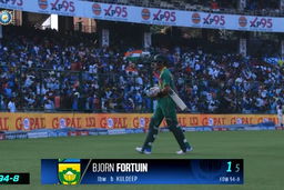 IND vs SA 2022, 3RD ODI: Bjorn Fortuin  Wicket