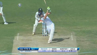 IND vs ENG 2016 - 5th Test day 1 : Jonny Bairstow Six