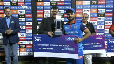 M10: DC vs KKR – VIVO Perfect Catch of the Match – Rishabh Pant