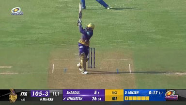M22: MI vs KKR –  Venkatesh Iyer Six