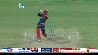 M45: DD vs RCB – Abhishek Sharma Six