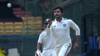 DULEEP TROPHY  FINAL 2023-24: Double Delight: Vasuki Koushik dismisses Pujara, Suryakumar in same over