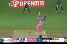 M54: KKR vs RR – Ben Stokes Six