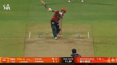 IPL 2025 M65: RCB vs SRH - Ishan Kishan Six