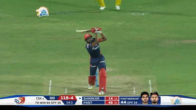 M30: CSK vs DD – Vijay Shankar Six