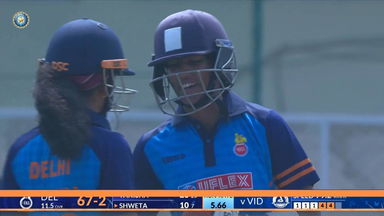 Senior Women's T20 Trophy 2025, Vidarbha vs Delhi: Shweta Sehrawat leads Delhi's charge with 41(28)