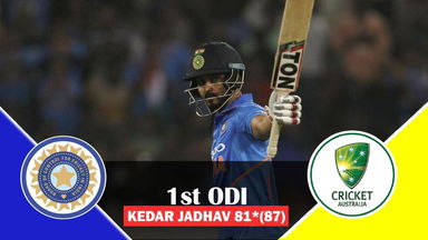 Man of the Match Kedar Jadhav's match-clinching 81*