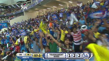 M13: CSK vs MI –  Corey Anderson Six