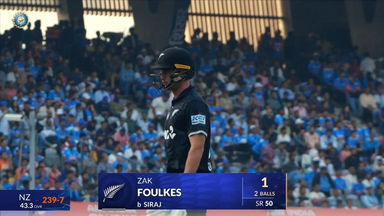 IND vs NZ 2026, 1st ODI: Zakary Foulkes Wicket