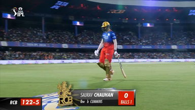 M30: RCB vs SRH – Saurav Chauhan Wicket