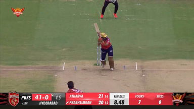 M69: SRH vs PBKS – Prabhsimran Singh Six