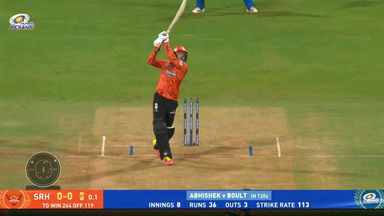 IPL 2026 M41: MI vs SRH - Abhishek Sharma Six