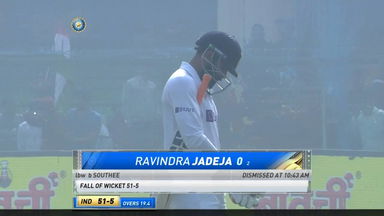 IND vs NZ 2021, 1st Test, Day 4: Ravindra Jadeja Wicket