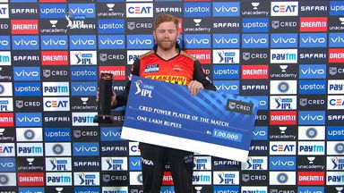 M20: SRH vs DC  – CRED Power Player of the Match –  Jonny Bairstow