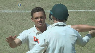 IND vs AUS 2017 - 1st Test Day 3 : W Saha Wicket