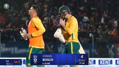 IND vs SA 2025, 3rd T20I: Corbin Bosch Wicket