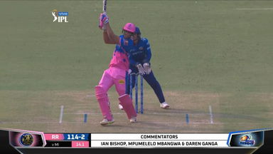 M24: MI vs RR – Shivam Dube Six