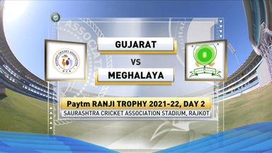 Ranji Trophy 2021-22, Gujarat v Meghalaya, Day 2: Match Highlights