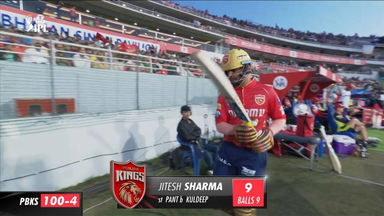M02: PBKS vs DC –  Jitesh Sharma Wicket