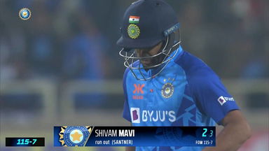 IND vs NZ 2023, 1ST T20I: Shivam Mavi Wicket