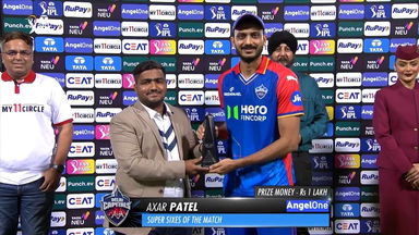 M62: RCB vs DC – AngelOne Super 6 of the Match –  Axar Patel
