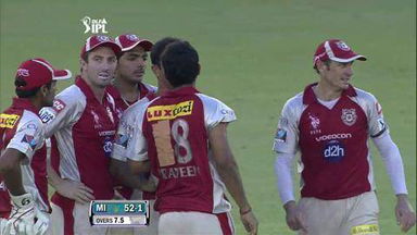 Match 33 KXIP vs MI – Franklin's Wicket