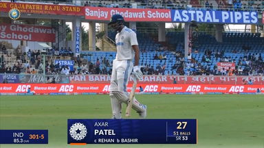 IND vs ENG 2024, 2ND Test: Axar Patel Wicket