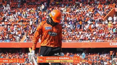 IPL 2026 M45: SRH vs KKR - Abhishek Sharma Wicket