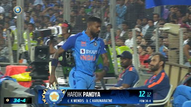 IND vs SL 2023, 2ND T20I: Hardik Pandya  Wicket
