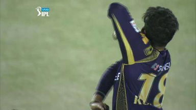 M58: SRH vs KKR – Kuldeep Yadav 3 Wickets