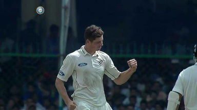 India VS NZ 2016, 1st Test day 4 - Ajinkya Rahane Wicket