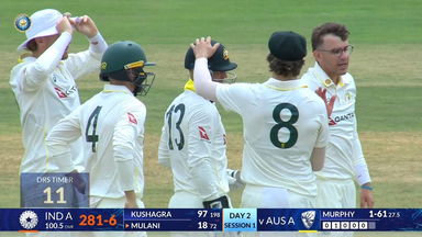 IND A vs AUS A 2026, 1st Test: India A 1st Innings Fall of Wickets