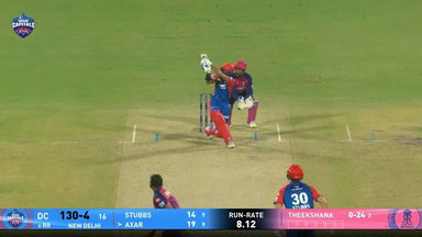 IPL 2025 M32: DC vs RR - Axar Patel Six