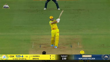 IPL 2026 M66: GT vs CSK - Anshul Kamboj Six