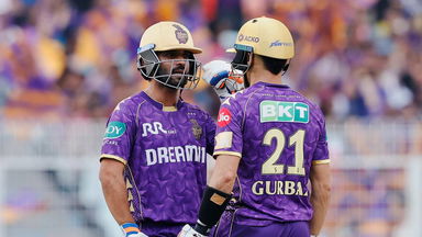4,4,6: Gurbaz, Rahane attack early