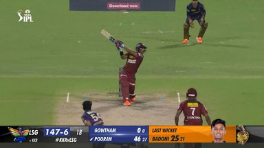 M68: KKR vs LSG – Nicholas Pooran Six