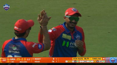 IPL 2025 M10: DC vs SRH - Nitish Kumar Reddy Wicket