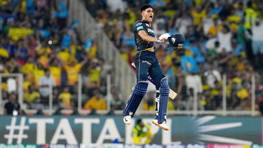 Captain Shubman Gill roars in Ahmedabad with 104(55)