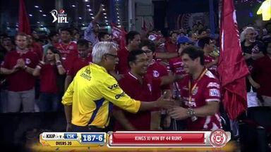 M29: KXIP vs CSK –  Mithun Manhas Six
