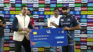 M44: GT vs DC – RuPay On-The-Go 4s of the Match – Hardik Pandya